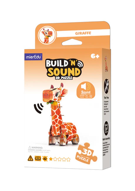 Build and Sound 3D Puzzle - Giraffe