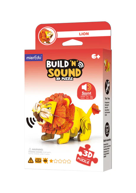 Build and Sound 3D Puzzle - Lion