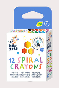 SPIRAL CRAYONS. 12 COLOURS