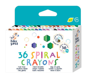 SPIRAL CRAYONS. 36 COLOURS