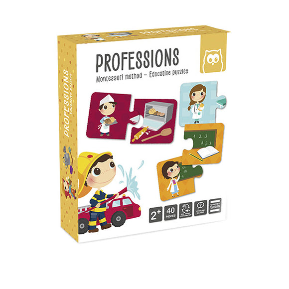 Professions Montessori Method Puzzle