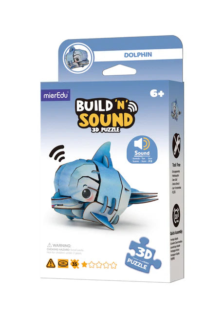 Build and Sound 3D Puzzle - Dolphin