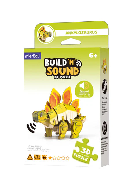 Build and Sound 3D puzzle - Stegosaurus