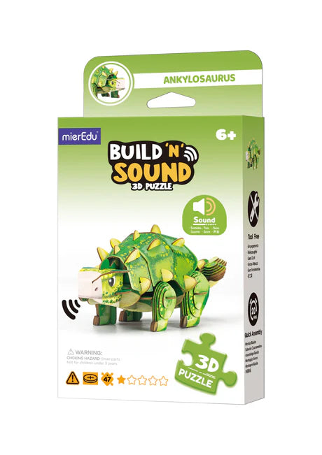 Build and Sound 3D puzzle - Ankylosaurus