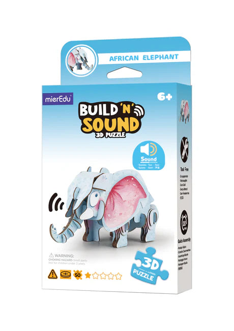 Build and Sound 3D Puzzle - ELEPHANT