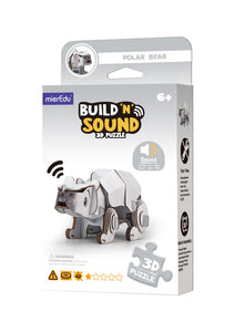 Build and Sound 3D puzzle - Polar Bear