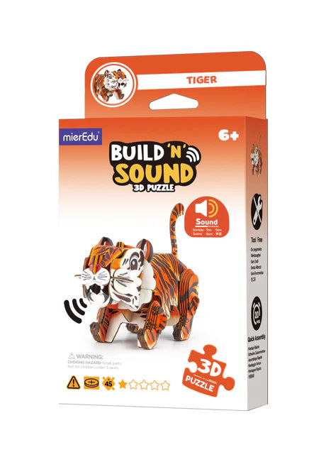 Build and Sound 3d Puzzle - Tiger