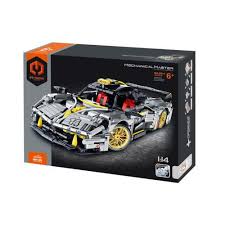 iMMaster Sporty Grey Car - 1237 pieces (n9814)