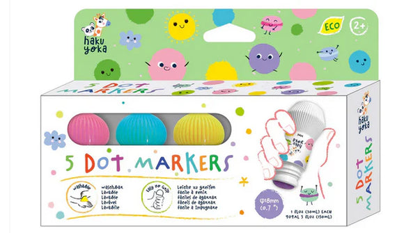 Dot Marker 5 colors - Pastel