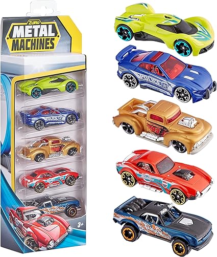 5 Metal Cars