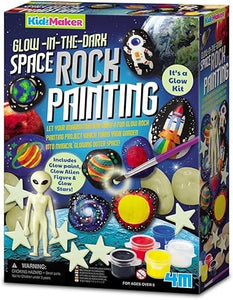 Glow in the dark space - Rock Painting