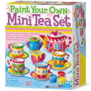 Paint your own mini tea time set