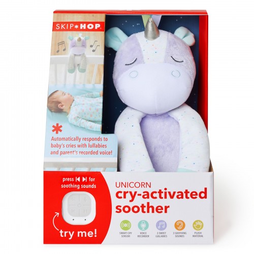 Cry Activated Soother Unicorn