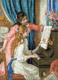 DD Girls'  at the Piano (Renoir)