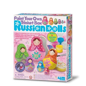 Paint your Own Trinket Box- Russian Doll