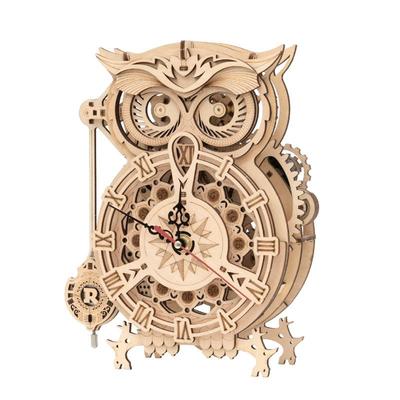 Owl Clock  Wooden Puzzle