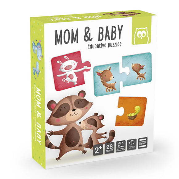 Mom and Baby - Montessori Method Educative Puzzle