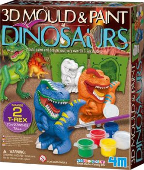 Mould and Paint Dinosaurs 3D