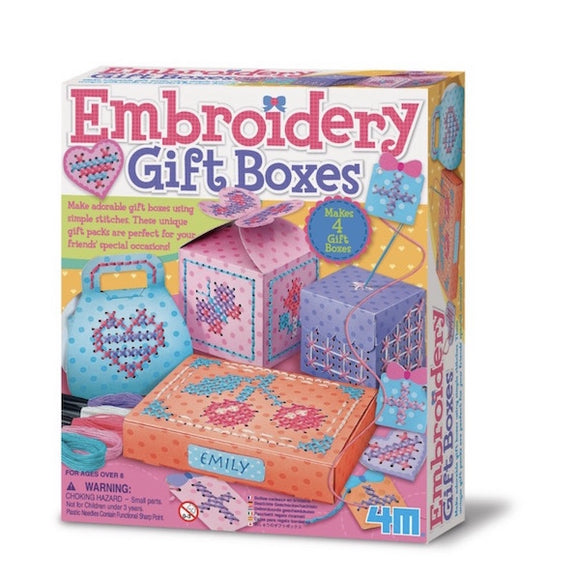 Embroidered Gift Boxes Set
