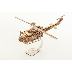 Valkyrja Helicopter Mechanical Model Wood and Plastic